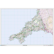 Cornwall County Map-Paper