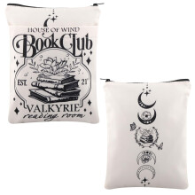 AKTAP ACOTAR Inspired Book Sleeve House of Wind Book Club Book Covers Feyre Reading Room Gift Bookish Gift Acotar Merch (Book Club BS, ONE Size)