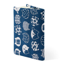 SUPERFINDINGS A5 Book Covers Cotton Linen Lucky Cat Washable Book Covers Fabric Books Sleeve Soft Cloth Books Protector Sleeve Paperback Protector for
