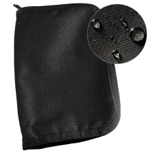 Rite in the Rain Weatherproof Cordura Fabric Notebook Cover, 5.5" x 8.5", Black Cover