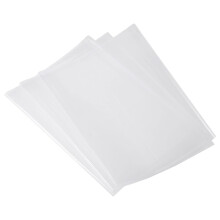 PATIKIL 5.9x8.3 Clear Book Cover, 30 Pcs PP Adjustable Textbook Protector with Adhesive Tape Against Water Oil Dust Scratches for Office Work,