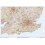 South East England Postcode District Wall Map (D2) - 47" x 33.25" Paper 1