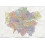 Greater London Authority Boroughs Wall Map - 47" x 33.25" Laminated 1