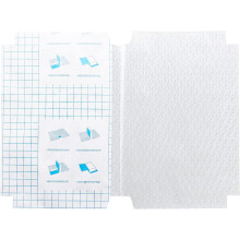 EULANT Pack of 10 Quality Clear Self Adhesive Book Covering Film with Diamond Pattern, Sticky Plastic Film Books Covers,A4 Size for Books at 21.5 *