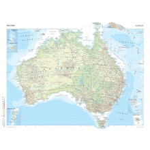 The Times Atlas: Australia - Compact - 56 x 41 cm Poster - Front Lamination