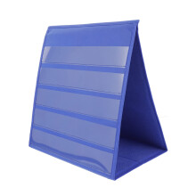 CAXUSD 20pcs Teaching Display Stand Sentence Strips Word Card Holder Standing Pocket Chart Organize Teachers Size Easel Homeschool Tabletop Visual