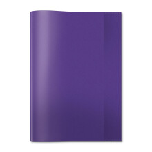 HERMA 7496 Exercise Book Covers DIN A4 Transparent Transparent Exercise Book Covers Made of Durable and Wipe-Clean Polypropylene Film, Set of 25