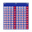 Eamay 100 Hundred Pocket Chart, Math 1-100 Number Classroom Wall Chart Educational Tool for Kids, 100 Pocket 1