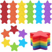30Pcs Carpet Spot Markers, Windspeed 6 Colors Carpet Markers for Classroom Number Spot Floor Dots (30)