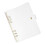 PATIKIL A5 Clear Binder Cover, Soft PVC Loose Leaf Binder Protector Refillable Notebook Shell with Snap Button Closure 6 Ring for DIY Meeting Notebook 1