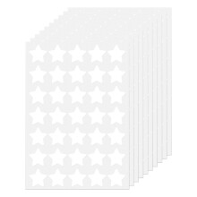 FINDAT White Star Stickers 25mm Vinyl Labels Waterproof Removable Self-Adhesive Reward Stickers for DIY Home Office 700PCS