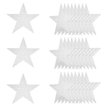 sourcing map 25 Pcs Glitter Star Cutouts, 11 Inch Star Shape Double Printed Glitter Paper, Confetti Cut Outs for Bulletin Board Wall Party Decoration
