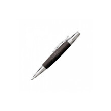 E-MOTION BALLPOINT PEN WOOD/CHROME BLACK