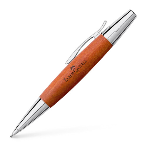 Faber-Castell PROP.PENCIL WOOD/CHROME SHINY BROWN