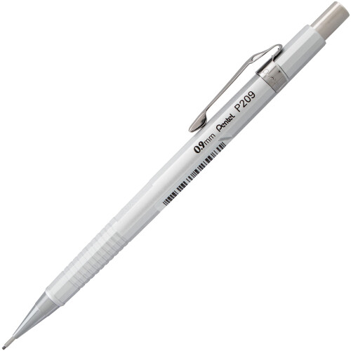 Pentel Pentel P209 Sharp Mech Pencil 0.9mm Met.Silvr