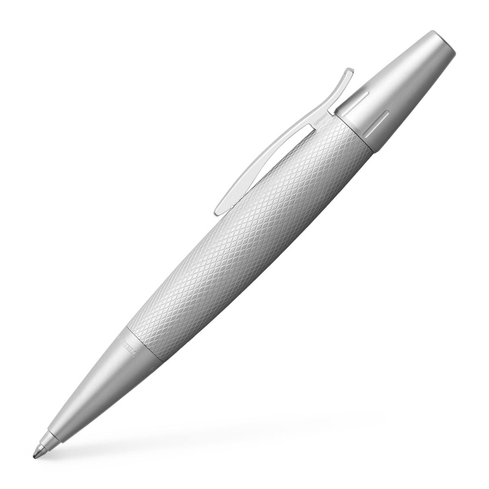 Faber-Castell E-Motion Ballpoint Pen - Pure 148676 Silver