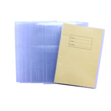 Bright Ideas Clear PVC Book Covers A4, 434mm x 308mm (Flat), 250 Micron, PK10 Covers. Thick and Extra Strong. Easy to Clean and Wipeable Made to