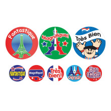 SuperStickers French Praise Stickers - Bumper Pack (1240 Stickers).