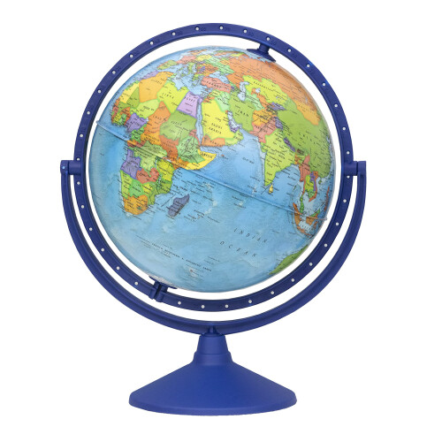 Exerz 30CM Educational World Globe All direction 360? rotating - Diameter 30cm