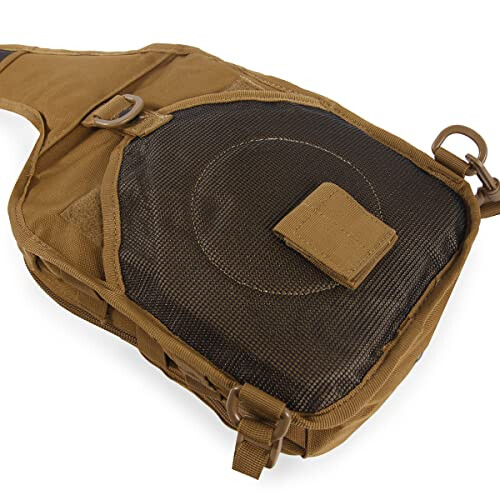 Highland Tactical Unisex's Eagle Sling Backpack, Dark Desert, OneSize 1
