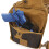 Highland Tactical Unisex's Eagle Sling Backpack, Dark Desert, OneSize 3