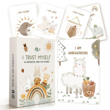 Positive Affirmation Cards for Kids ? 40 Confidence & Mindfulness Cards to Support Emotional Growth | Ideal for Preschool, Kindergarten & Home