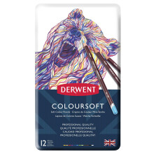 Derwent colorsoft coloring Pencils, Professional Quality, 0701026, Set of 12