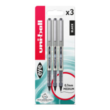 uni-ball UB-157 Eye Rollerball Pens. Premium Fine 0.7mm Ballpoint Tip for Super Smooth Handwriting, Drawing, Art, Crafts and Colouring. Fade and Water