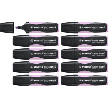 STABILO GREEN BOSS Pastel - Highlighter - Pack of 10 - Lilac Haze