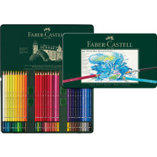 Faber-Castell Art & Graphic Albrecht D?rer Watercolour Pencil, Multicoloured, Tin Of 60, For Art, Craft, Drawing, Sketching, Home, School, University,
