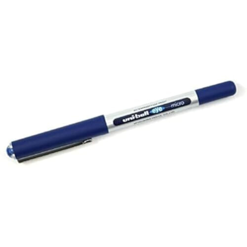Uni-Ball uni-ball Eye Micro UB-150 Rollerball Pens - Blue, Pack of 5