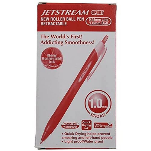 Uni-Ball Uni-Ball Jetstream Rollerball Pen 1 mm Red