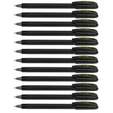Pentel EnerGel 96% Recycled Pen Black - Pack of 12