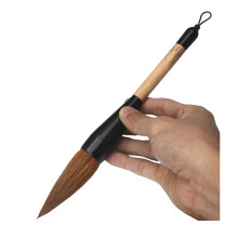 Chinese Writing Brush Large Chinese Calligraphy Sumi Drawing Watercolor Kanji Brush, Brown