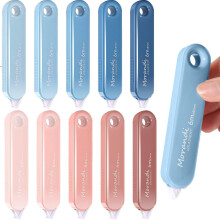 BetterJonny 10 PCS White Out Tapes, Tape Roller Instant Correction Tape Mini Whiteout Set Cute Correction Rollers Aesthetic Stationery for Students