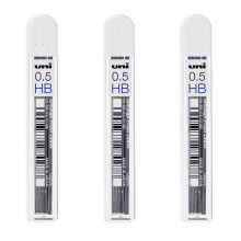 36 x Uni-Ball Kuru Toga Nano Dia 0.5mm HB Mechanical Pencil Refill Leads (3 Packs)