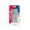 Uni-Ball Uniball UB-157 EYE 5pc BLISTER BLK/BL/RED 1