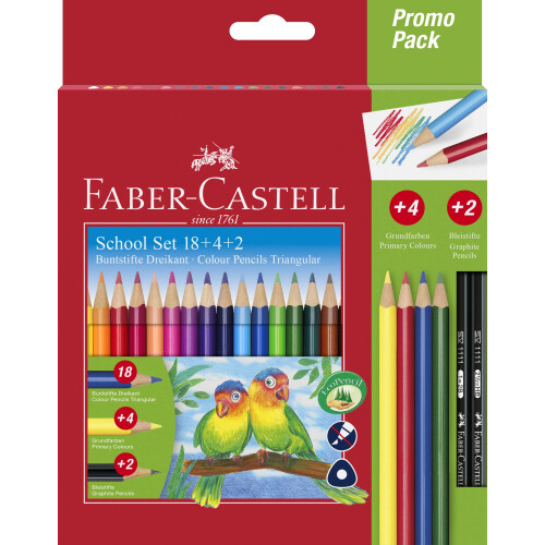 Faber-Castell Faber-Castell 201597 Triangular Colour Pencil
