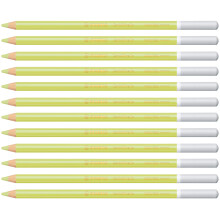 STABILO CarbOthello - Chalk-Pastel Pencil - Pack of 12 - Leaf Green Pale