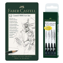 Faber-Castell 119065 ? Pencil Castell 9000, Set of 12 Art Set, Contents 8B ? 2H