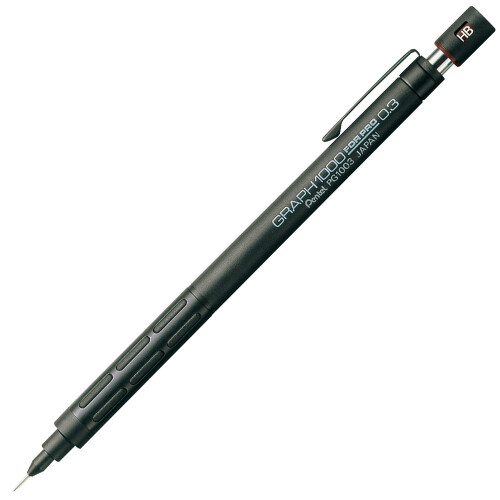 Pentel Pentel Mechanical Pencil, Graph 1000 for Pro, for Draft, 0.3mm (PG1003)