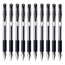 Uni-ball Signo Dx Um-151 Gel Ink Pen - 0.38 Mm - 10 Pcs - Black - Uni Mitsubishi Pencil