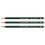 Faber-Castell FABER CASTELL 9000 Graphite Pencil - Pack of Three - 2B 1