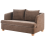 Beliani Sofa 2 Seater RATTVIK Chenille Brown 4