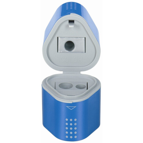 Faber-Castell Faber-Catell Trio Sharpener Box Grip 2002 Red/Blue Assorted