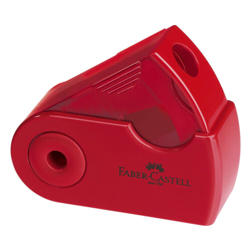 Faber-Castell Single Hole Sharpener RED/Blue