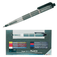 Pentel PH803ST Super Multi-8 Automatic Mechanical Pencil Set