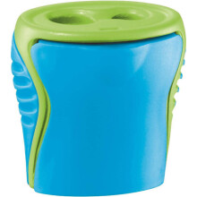 Maped - Boogy Pencil Sharpener for 2 Pen Sizes Including Collection Box - Random Colour - for Thin Pencils Diameter < 8 mm/for Thick Pencils Diameter