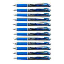 EnerGel XM Retractable, 1.0mm Tip, Blue ink, Pack of 12 pens