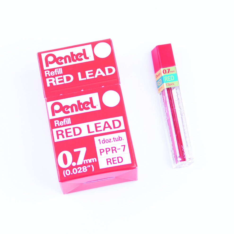 Pentel 0.7Mm Coloured Pencil Leads - Blue(Pack Of 12)